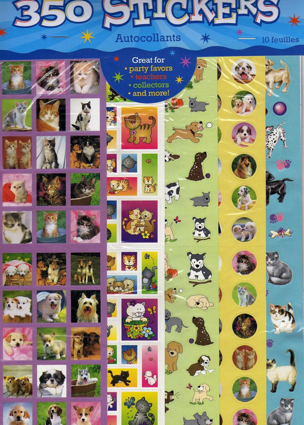 Dogs/Cats Sheets Stickers