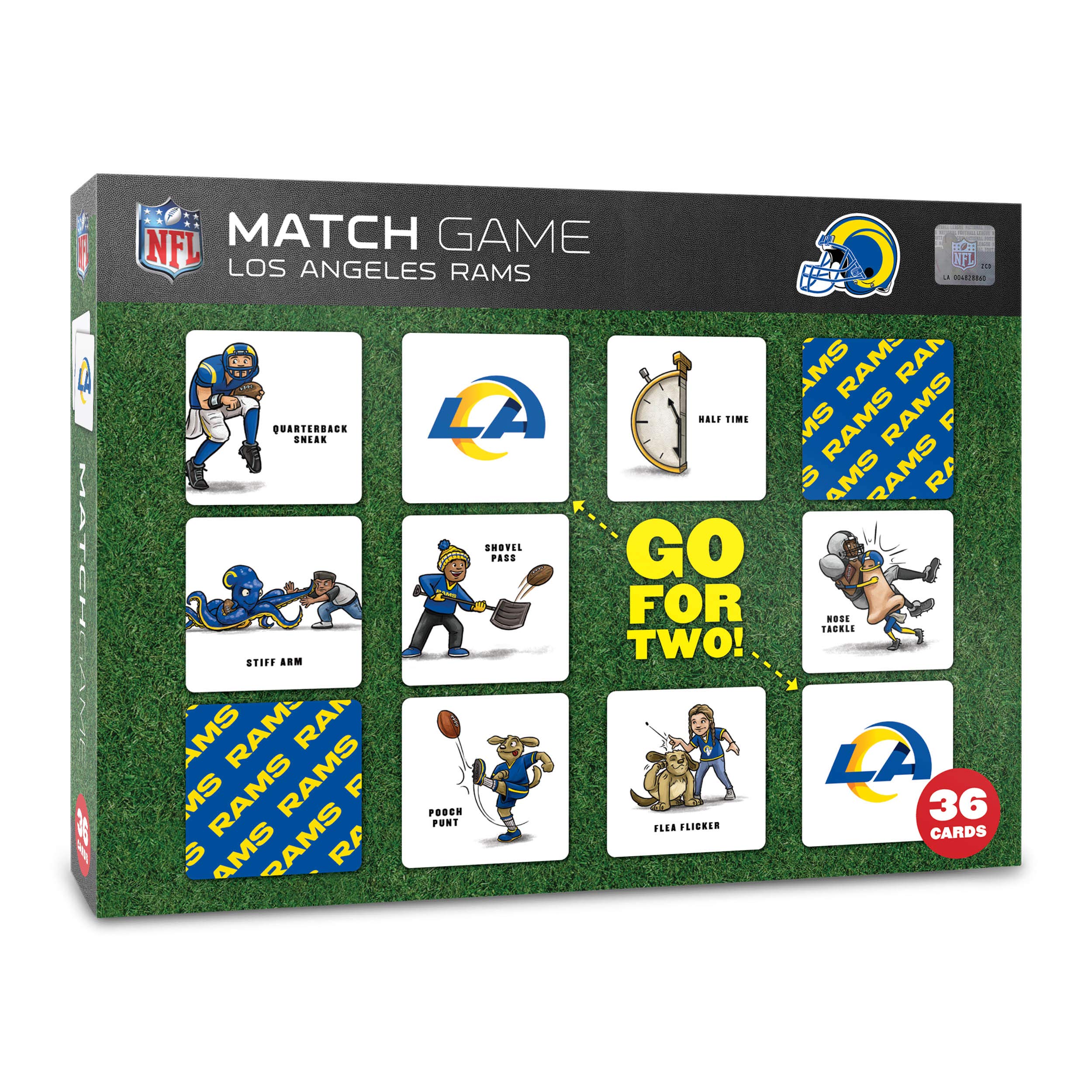 YouTheFan NFL Los Angeles Rams Licensed Memory Match Game โ image 1