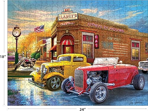 Miniatura 3 de RoseArt - American Nostalgia - American Grill - Rompecabezas de 550 piezas para adultos