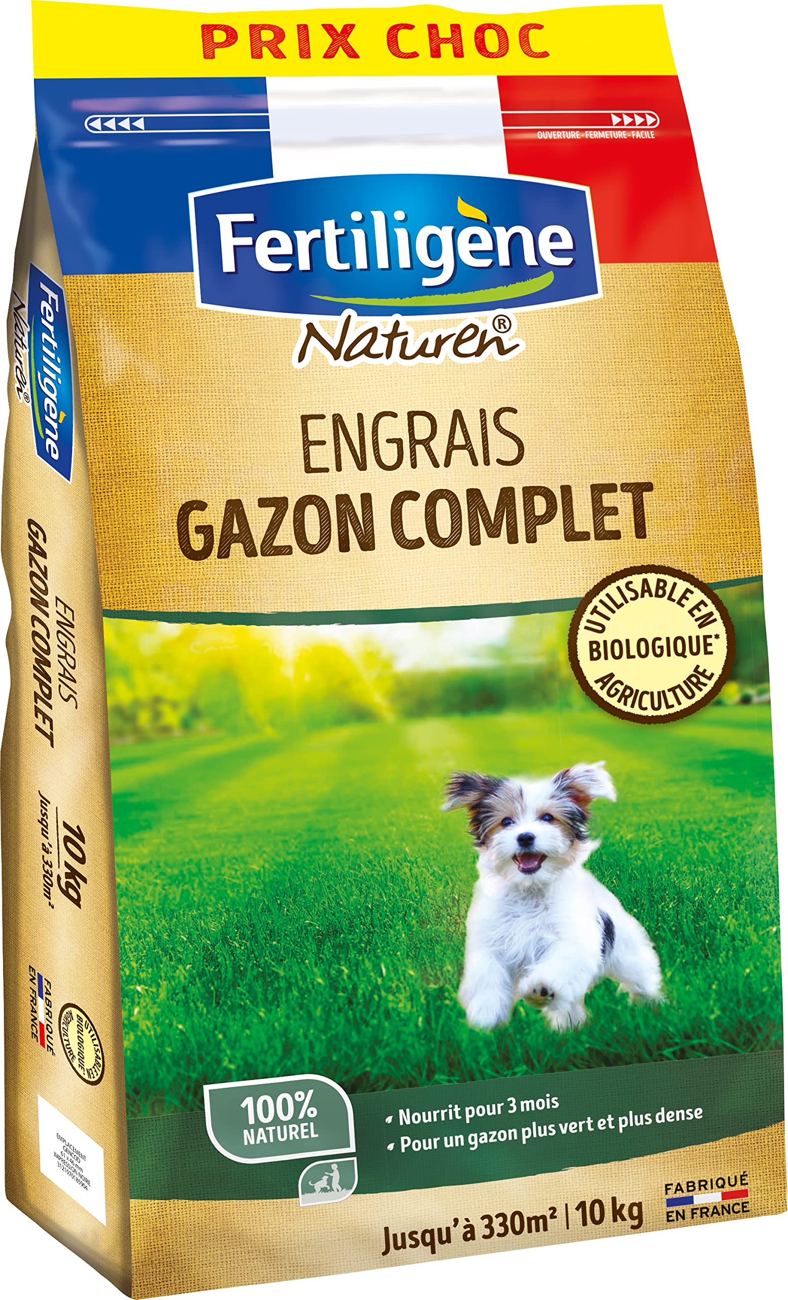 Engrais Gazon Fertiligène Action Rapide - Reverdit En 3J, 2.8kg Pour 80m², Micro-granulés