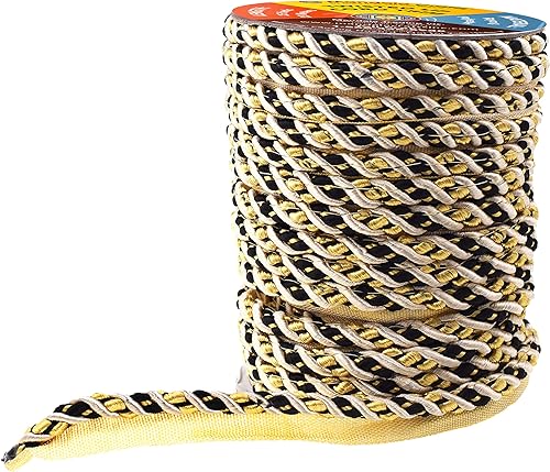 Miniatura 9 de Mandala Crafts The Yard - Cordón de labio retorcido para almohadas de costura, tapicería, borde de costura