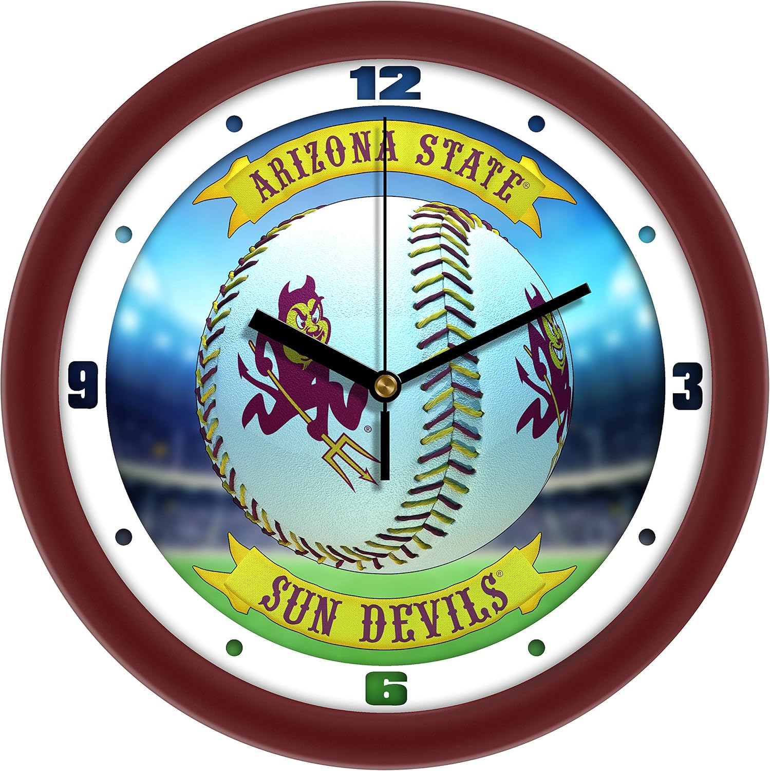 Arizona State Sun Devils - Home Run Wall Clock