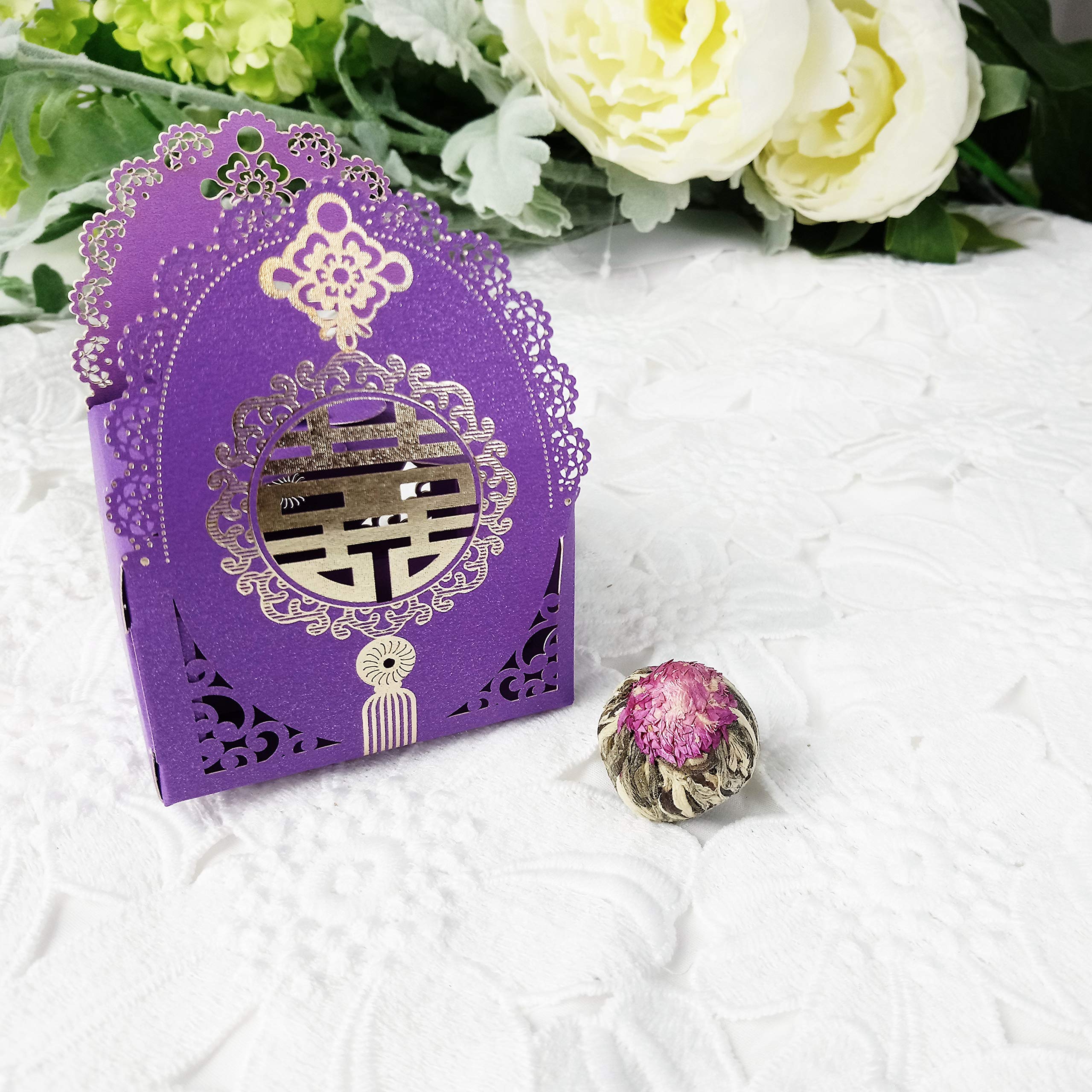 Wedding / Party Flowering Tea with Gift Box (10, 20, 30, 40, 50 pcs) (30 pcs)