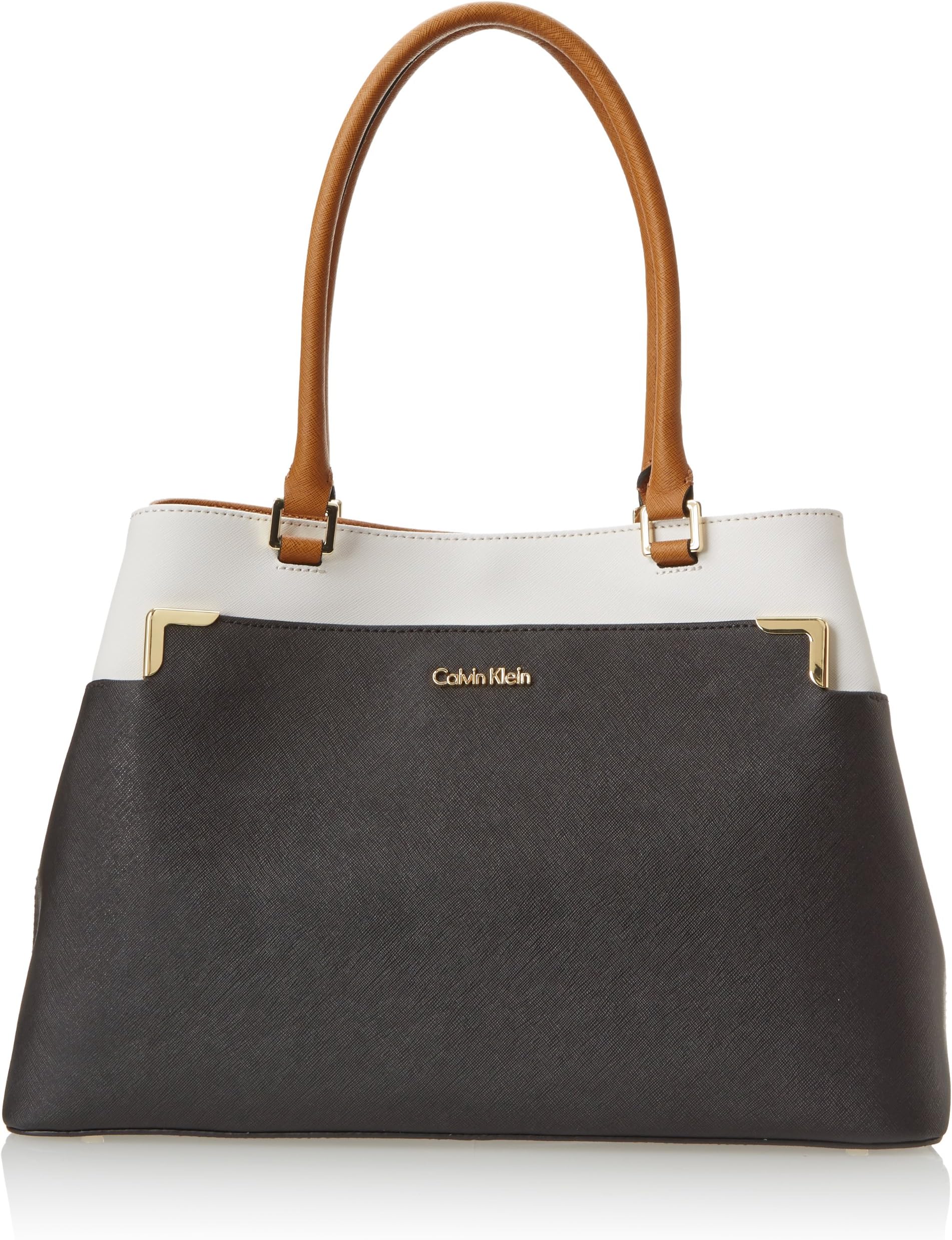 Calvin Klein On My Corner Saffiano Tote