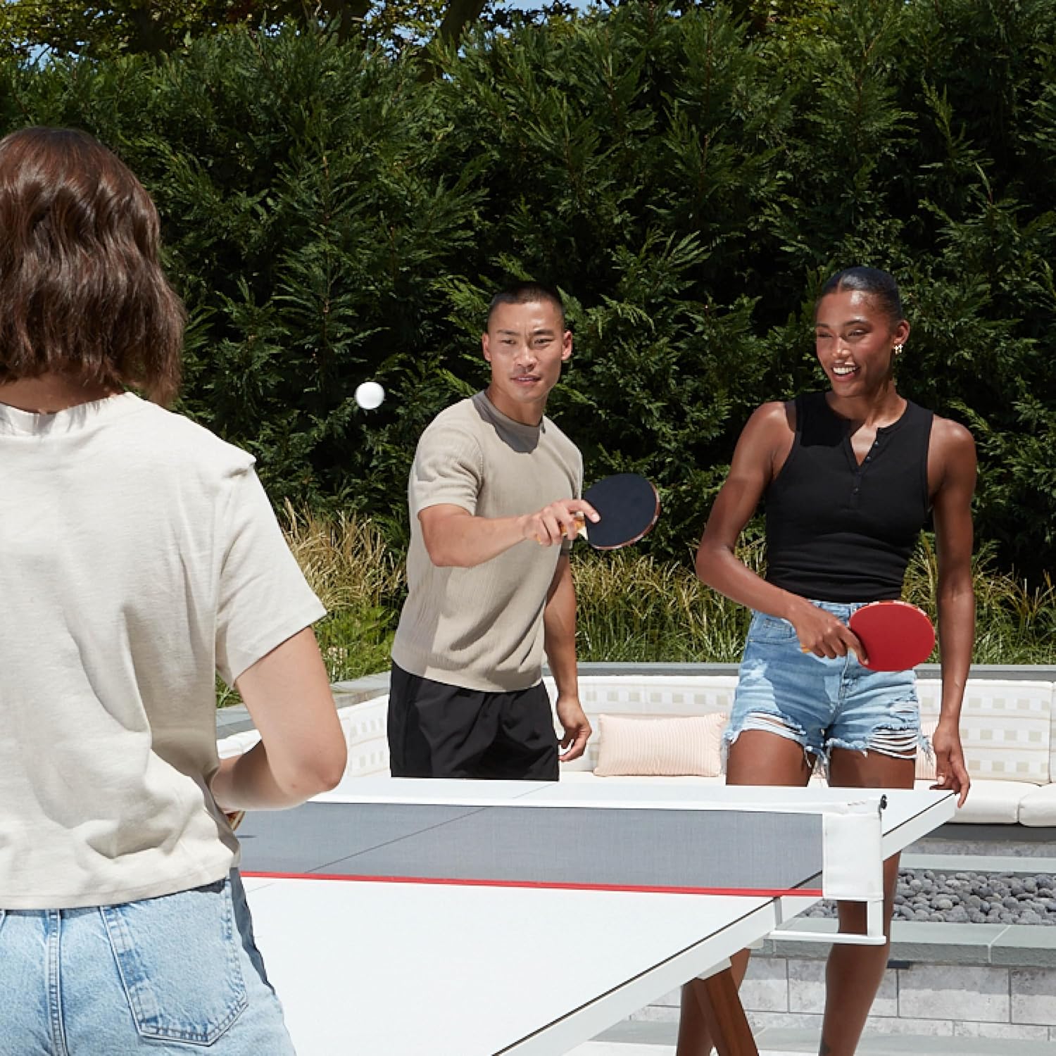 ESPN Ping Pong Set with Paddles and Ping Pong Balls, Table Tennis Accessories with Travel Case for Game Night (4 Paddles)