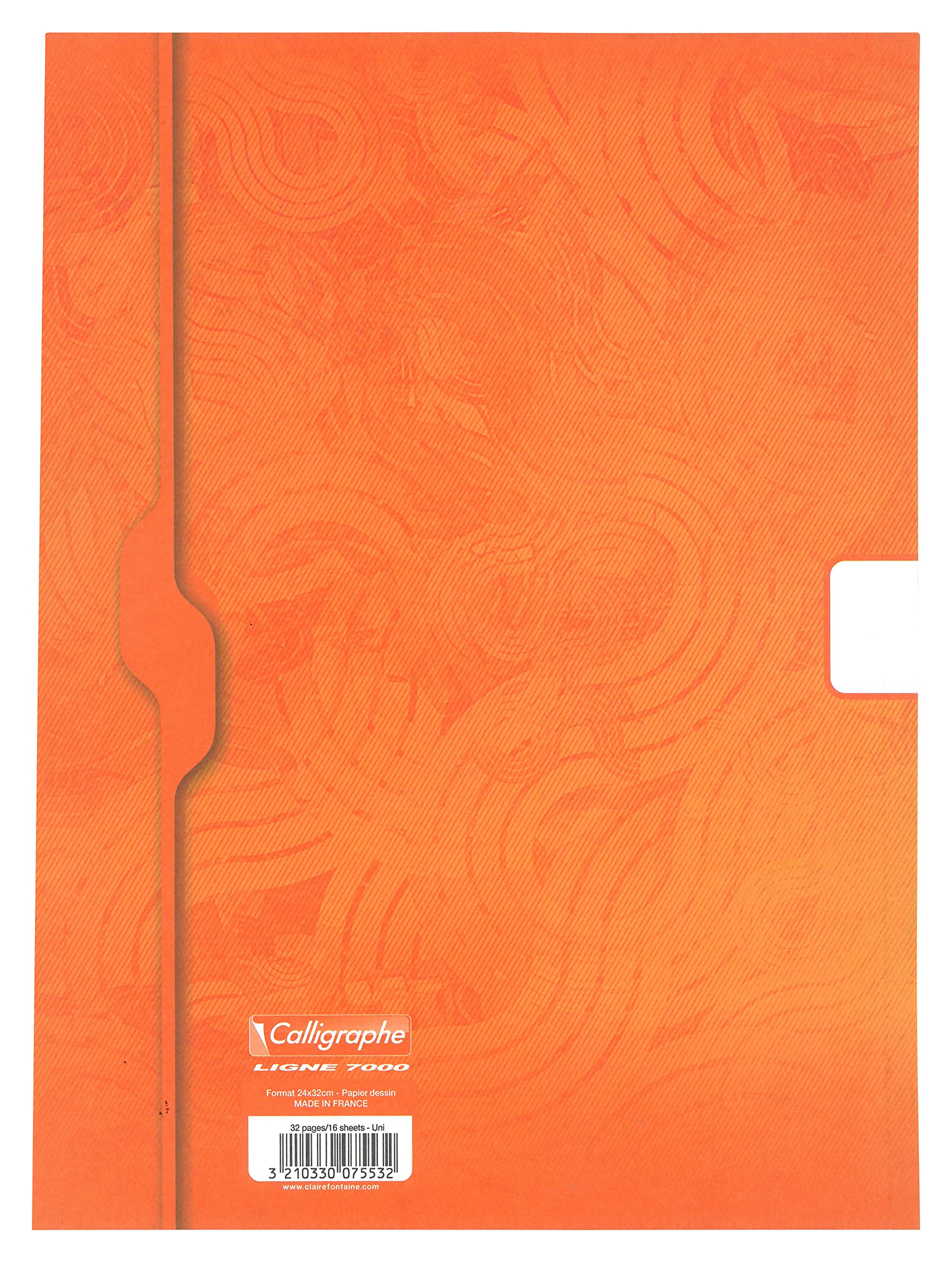 Calligraphe 7553C Set of 10 Drawing Notebooks (a Clairefontaine Brand), 24x32 cm, 32 Plain White Pages, 120 g Drawing Paper - Image 4