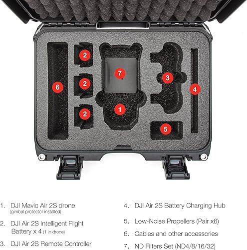 Miniatura 243 de Nanuk Estuche rígido impermeable con inserto de espuma para DJI Air 2S Fly More Combo - Naranja 915-MAVIA2S3 Anaranjado,Graphite,Verde
