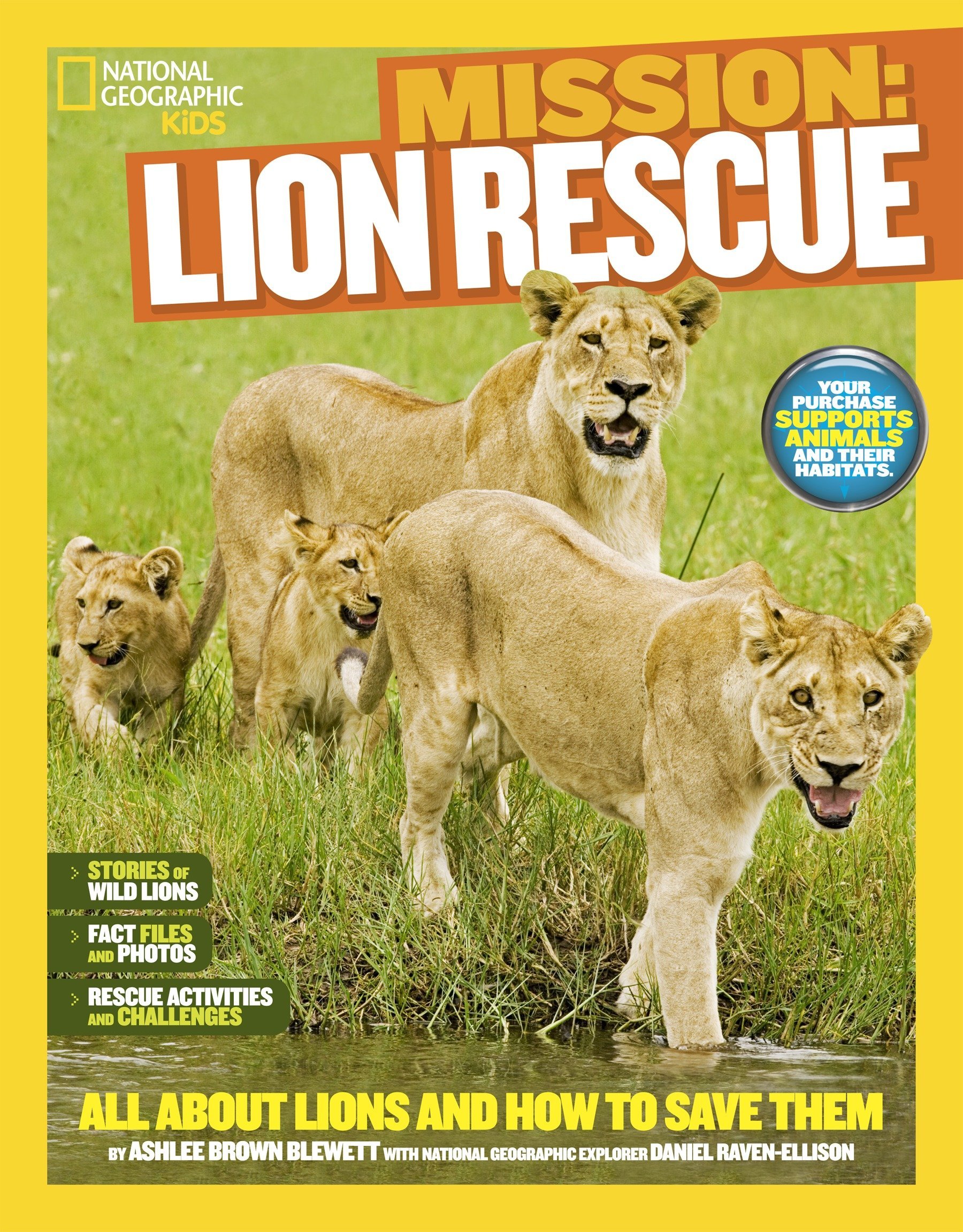 Lion Rescue All About Lions And How To Save Them Desertcart - Main Image