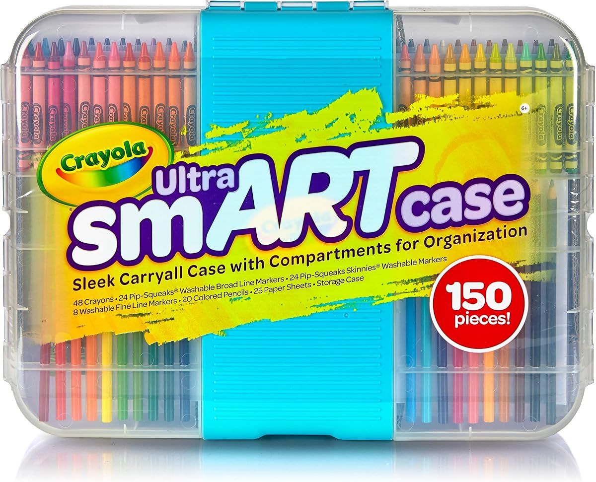 Ultra Smart Case, 150 Pieces, Art Set for Kids, Gift, (Model: 04-6810)