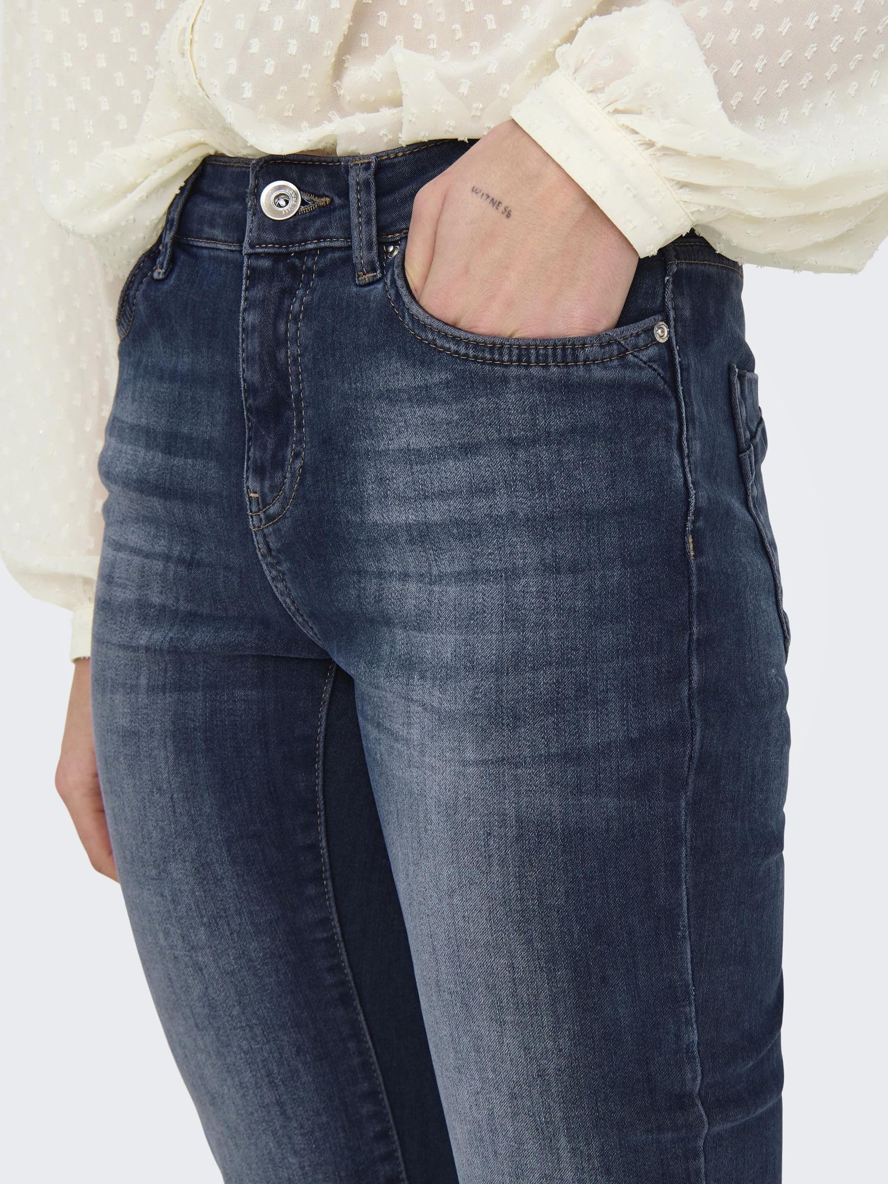 ONLY Flared fit Jeans ONLBLUSH Mittlere Taille Flared Jeans