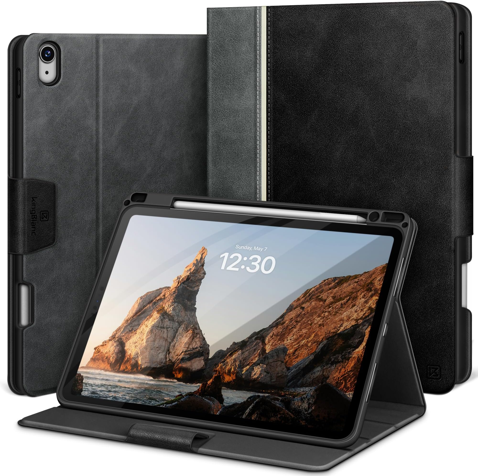 Custodia Con Supporto Per IPad Air 11 (2025/2024/2022) – Guscio Rigido Trasparente Con Portamatite, Cane - 3