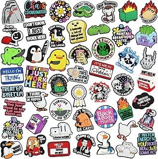 Papacharms Funny Humor Pins Bulk 20/30/50PCS - Random Fun Lapel Badges for Backpacks, Jackets, Hats, Bags - Gifts for Men, Women, Workers