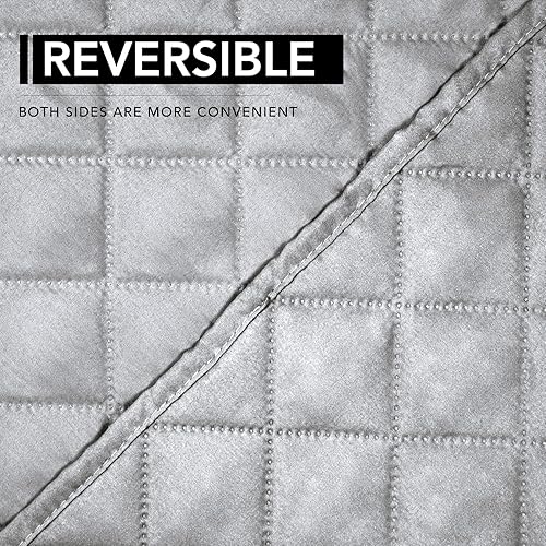 Miniatura 1002 de Easy-Going - Funda reversible para sofá, resistente al agua, con varillas de espuma y correas elásticas, protector de muebles para mascotas y perros