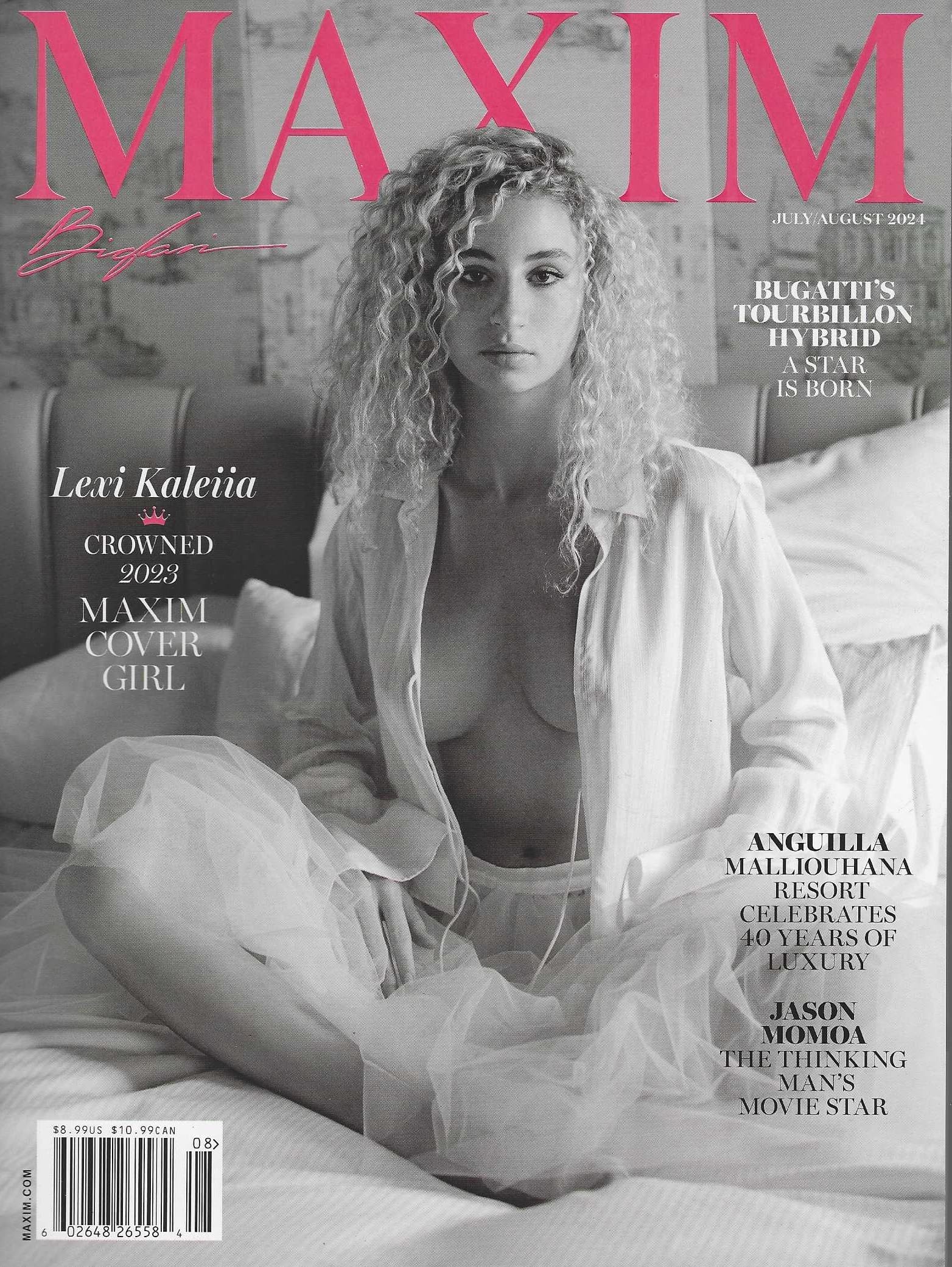 Maxim Magazine July / August 2024 Lexi Kaleiia Crowned 2023 Maxim Cover Girl