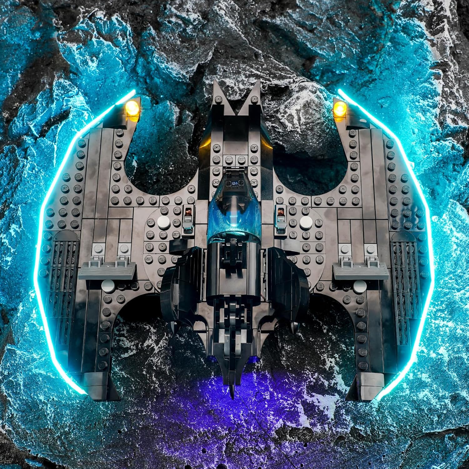 Upgraded Led Light Kit for Lego DC Batwing The Joker Building Set, Compatible with Lego 76265 (Model Not Included)