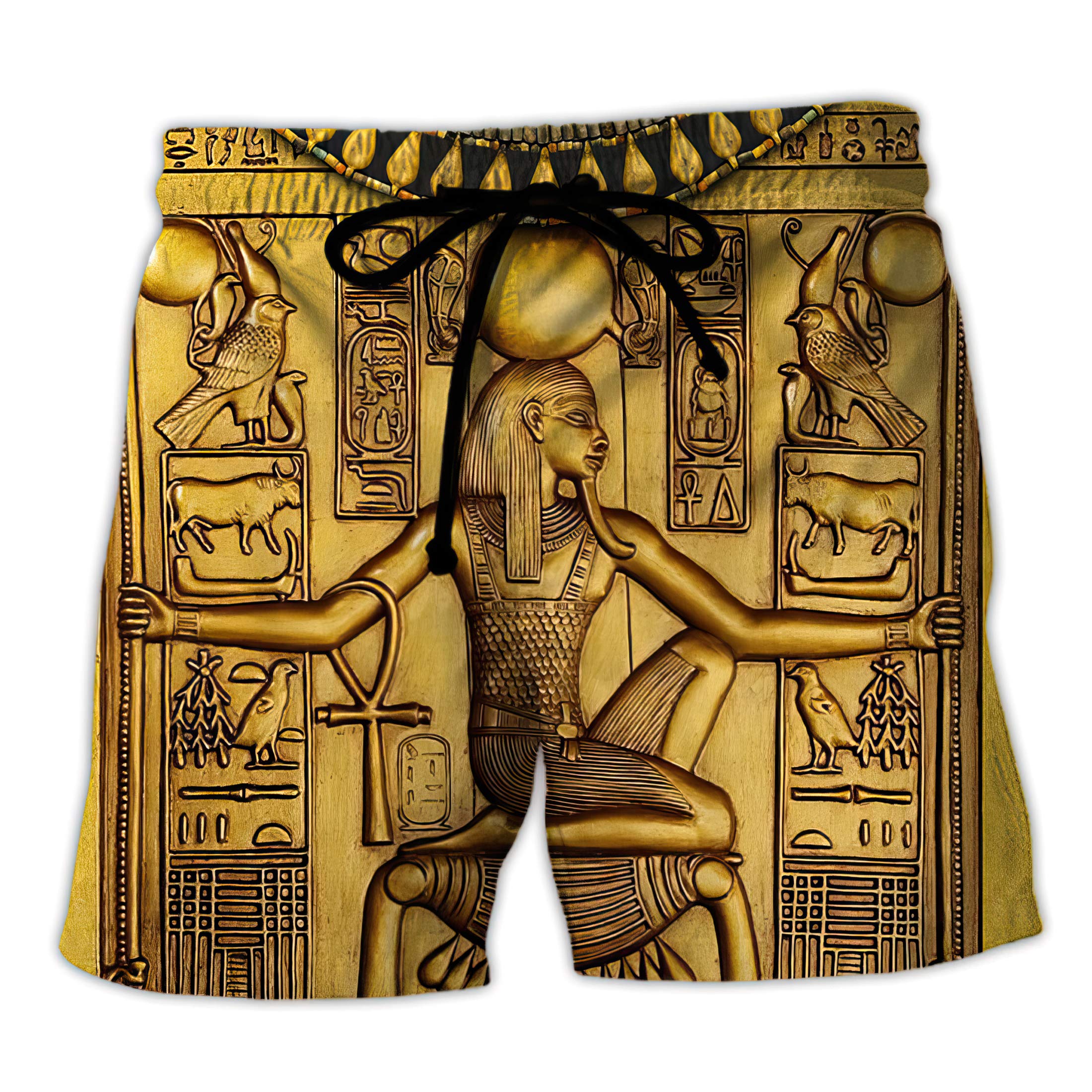 Takra Gold Men Beautiful Harajuku Gold Ancient Egypt Hoodie Sweatshirts 3D Zipper Pullover