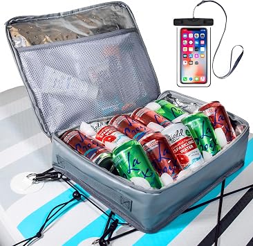 SUP-Now Paddle Board Accessories Cooler with Waterproof Phone Case Essential SUP Accessories for Paddleboarding