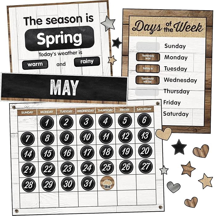 Buy Schoolgirl Style Industrial Chic Calendar Bulletin Board Set buy-schoolgirl-style-industrial-chic-calendar-bulletin-board-set