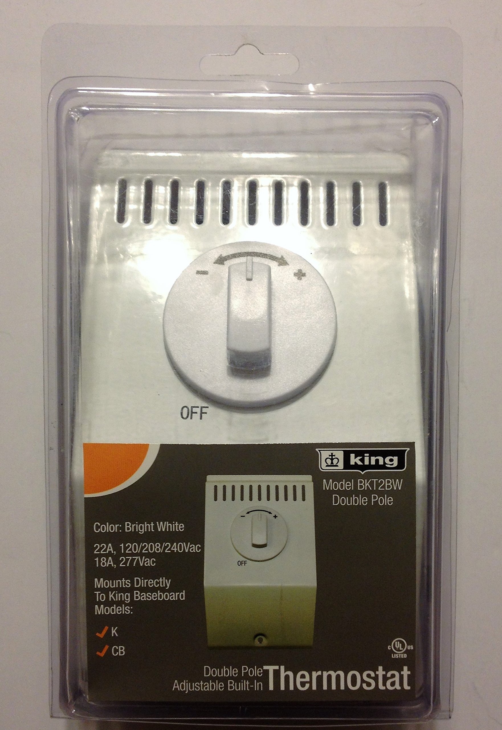Snapklik.com : KING BKT2BW K/CB Series Built-In Thermostat Kit