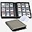 9-Pocket Toploader Binder, Clovecat Premium Card Book Holds 252 Trading Card with 20 Removable Top-loader SleevesPU Card Holder Folders,Card Album for MTG, TCG, Yugioh, Game & Sports Cards(Gray)