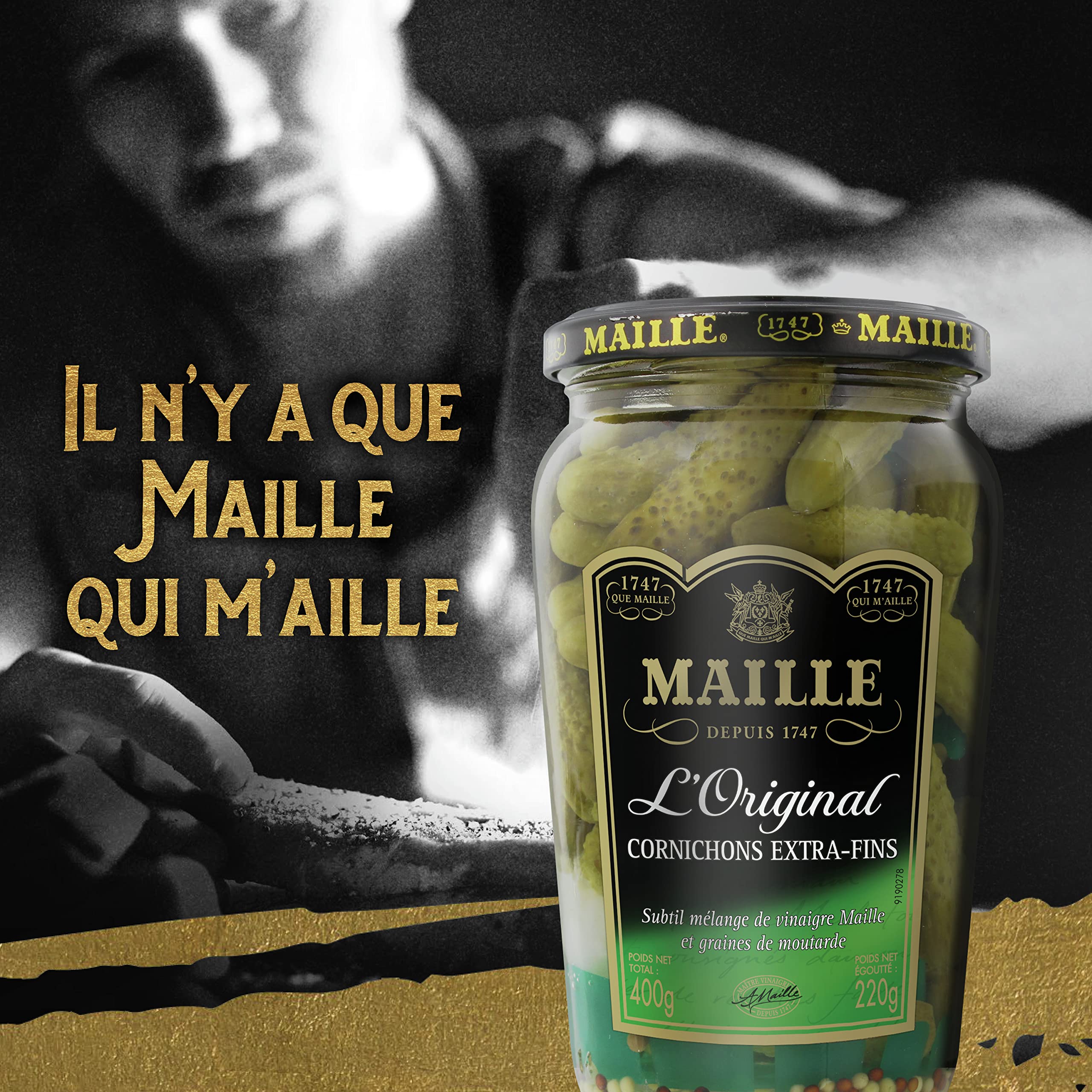 Maille Cornichons extra-fins Maille 400g