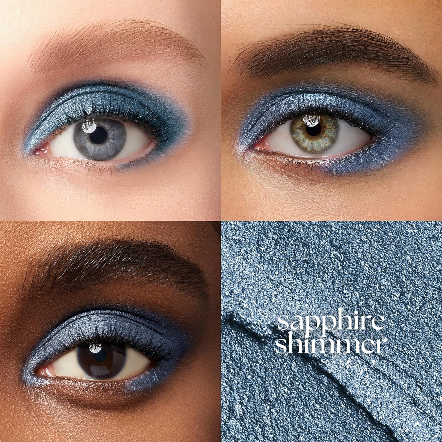 Julep Eyeshadow 101 Cream-to-Powder Waterproof Shadow Stick – Sapphire Shimmer – Long-Lasting, Crease-Proof, Jewel Toned Blue Shimmer Cream Eyeshadow with Built-in Smudger - Image 2