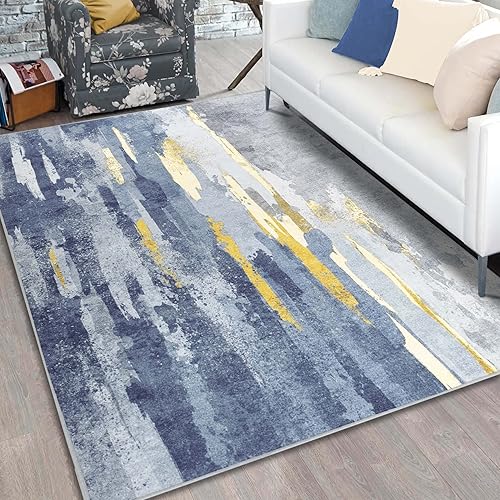 Miniatura 2 de Vernal - Alfombra antideslizante lavable a máquina para sala de estar, dormitorio, comedor, apta para mascotas, de alto tráfico, no desprende