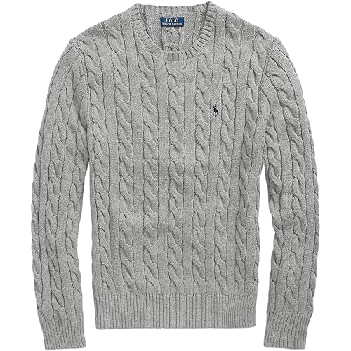 POLO RALPH LAUREN Men's Cable Knit Cotton Sweater