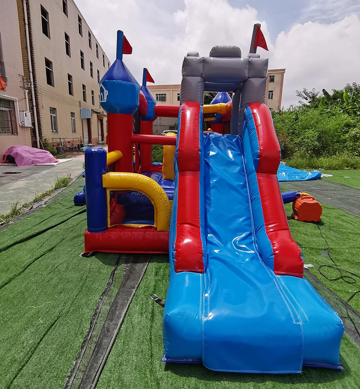 Buy King Inflatable Bounce House for Kids 100 PVC 16'x10.5' Children