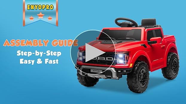 子供用電動カー FORD F-150 Amazon.com: ENYOPRO 12V Licensed Ford F-150 Raptor Kids Ride