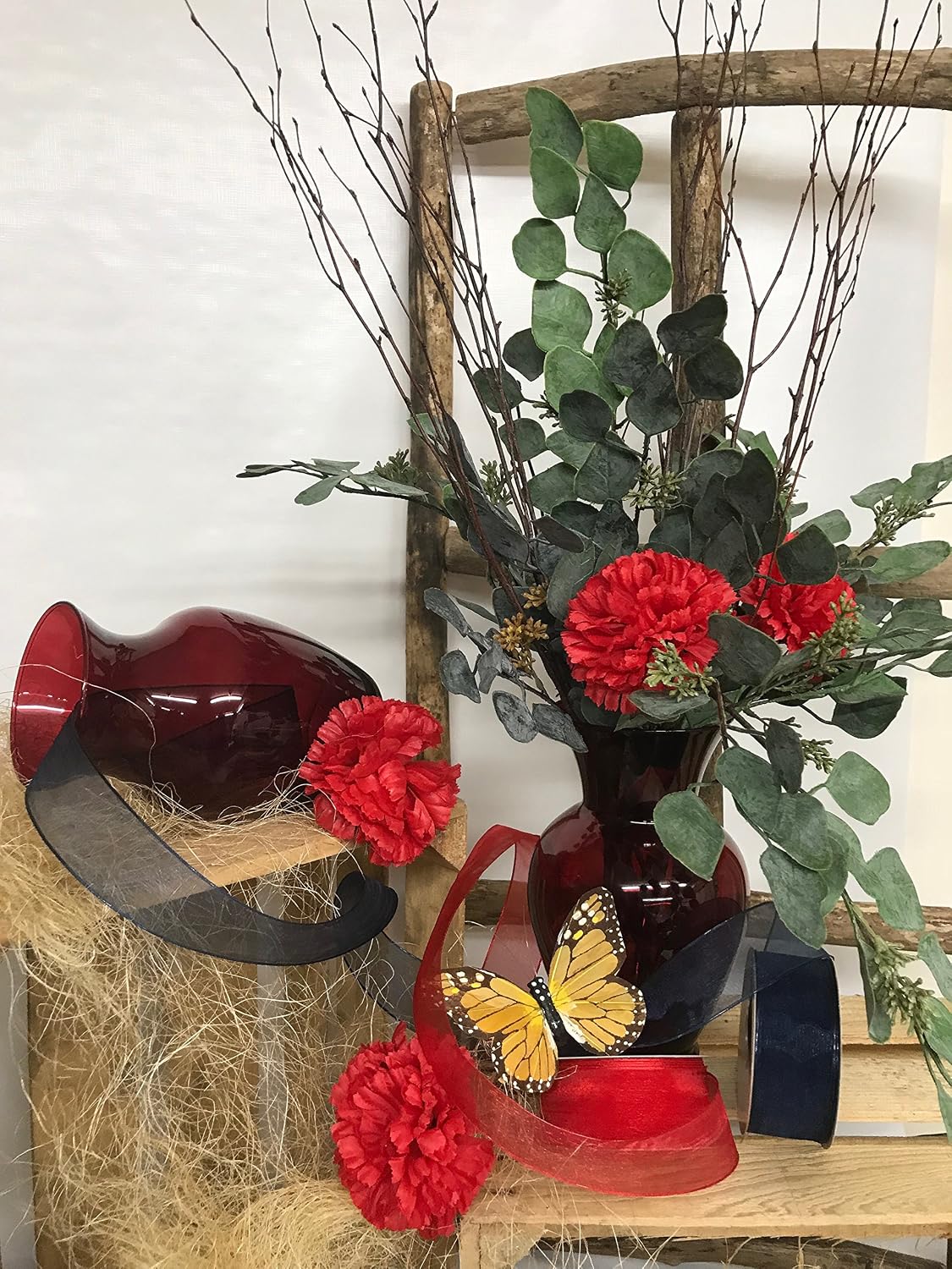Floral Supply Online, 8" Rose Vase and Flower Guide Booklet, Decorative Glass Flower Vase for Floral Arrangements Weddings - Image 3