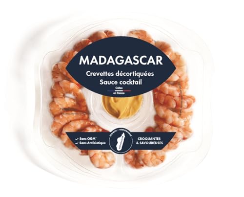 Madagascar Crevettes décortiquées sauce Cocktail 150g