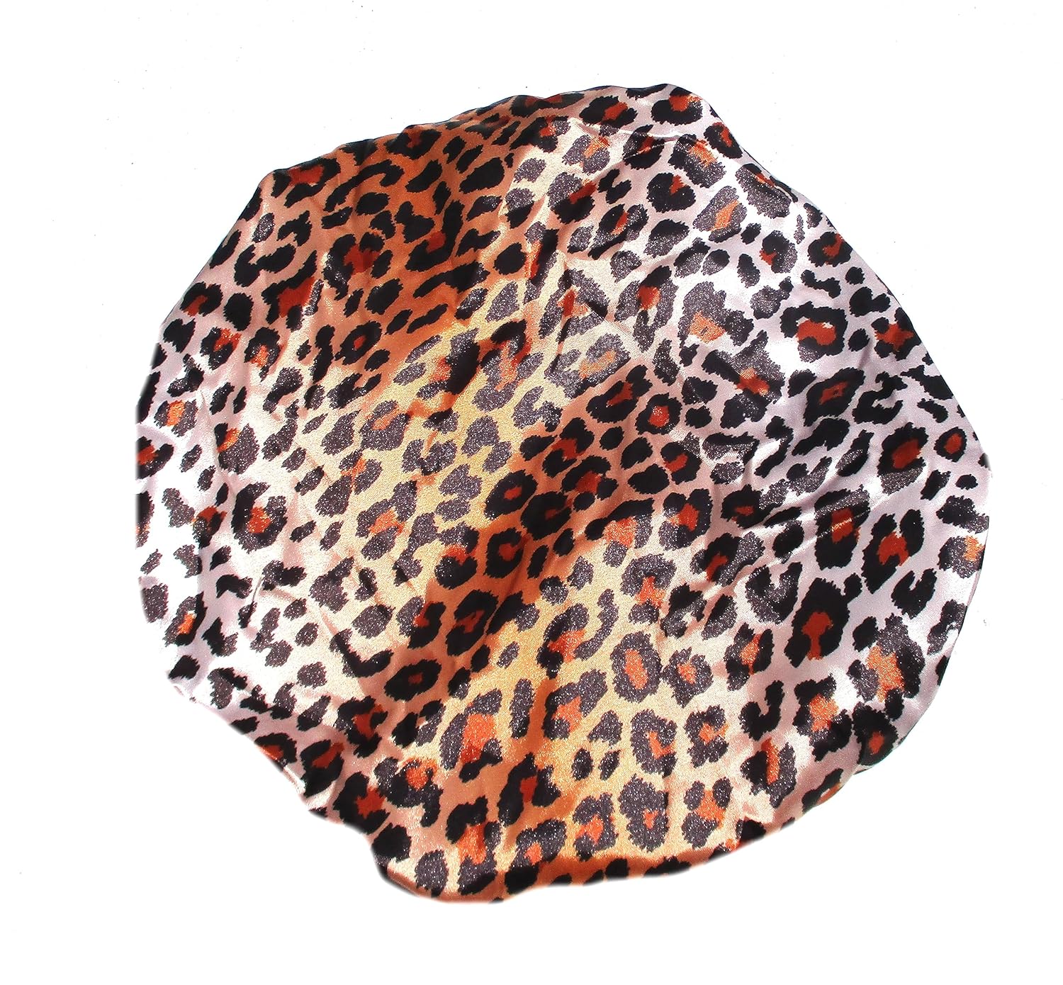 Animal Print Set of two Fancy Satin Shower Cap Satin