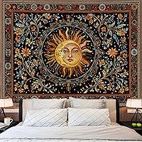 Vista 13 de Accnicc Tapiz de montaña, bosque natural, árbol, tapices para dormitorio, estético, noche estrellada, luna, estrellas, tapices para colgar