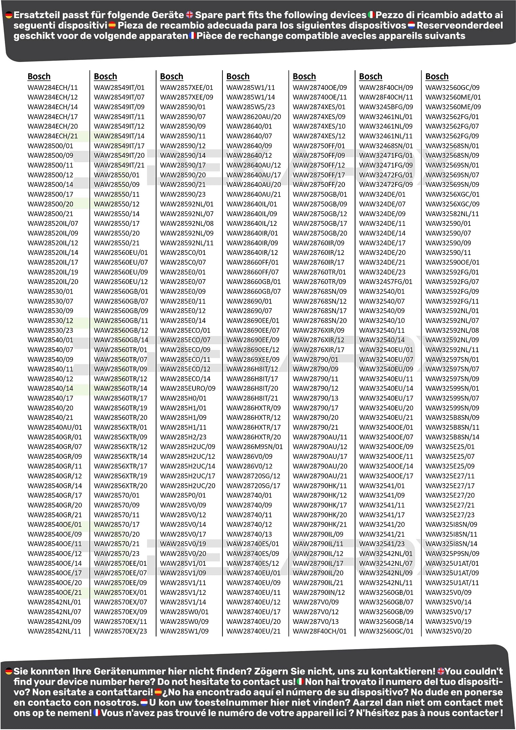 Pompa odpływowa do Bosch Siemens 145093 00145093 z głowicą pompy i sitkiem do pralko-suszarki jak Avantixx Logixx Maxx iQ300 iQ500 iQ700 iQ800 seria 4 seria 6