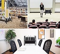 Vista 7 de Line Leader - Carrito de carga abierto para 14 dispositivos para laptops, tabletas y Chromebooks, estación móvil para laptop con ruedas extraíbles