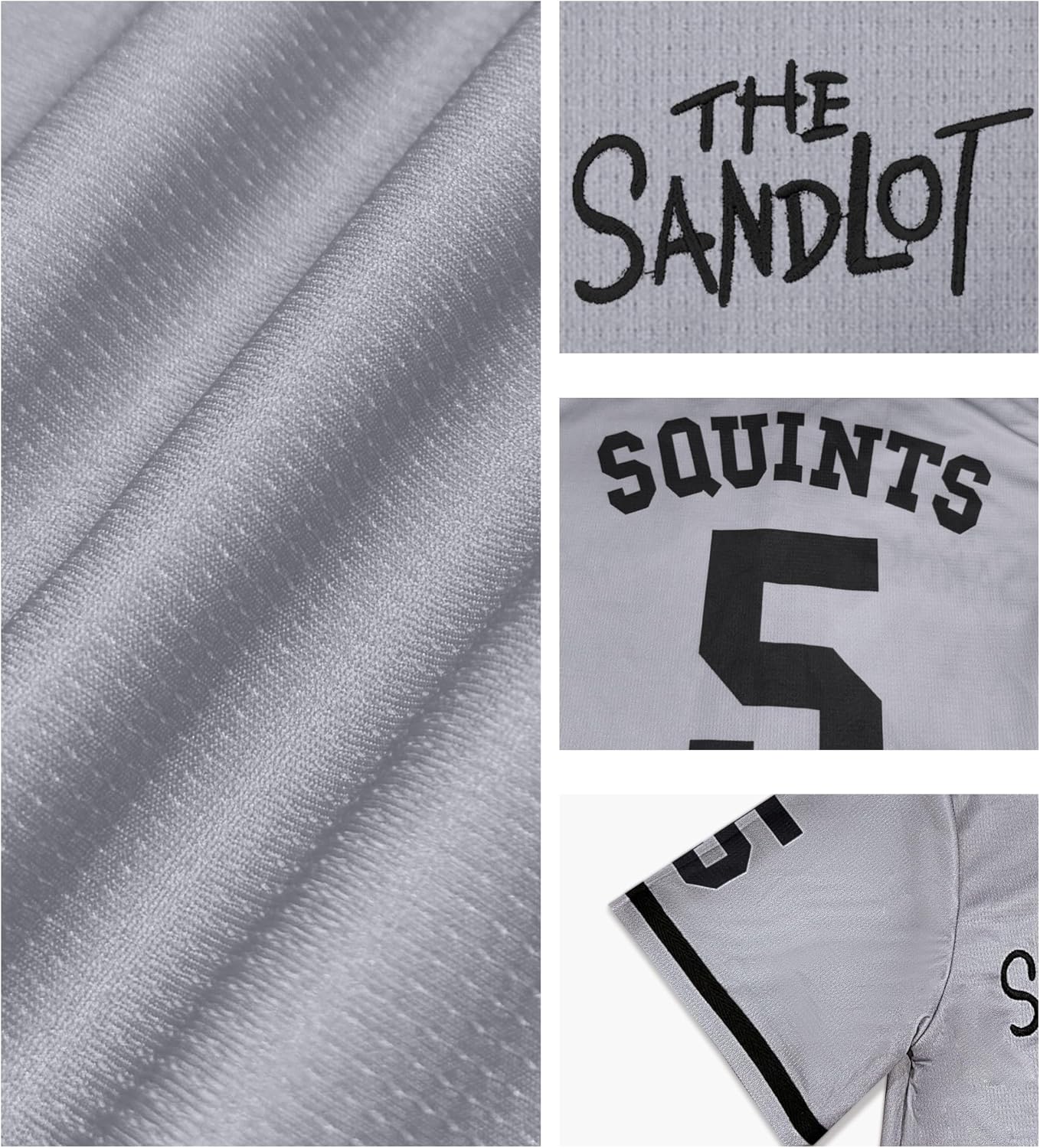 Youth Stitched Baseball Jersey Kids Halloween Button Jersey Movie Short Sleeve School Uniform Shirts 6-14 Years