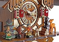 Vista 5 de Reloj de cuco de cuarzo - La casa de entramado de madera AH 20 QM