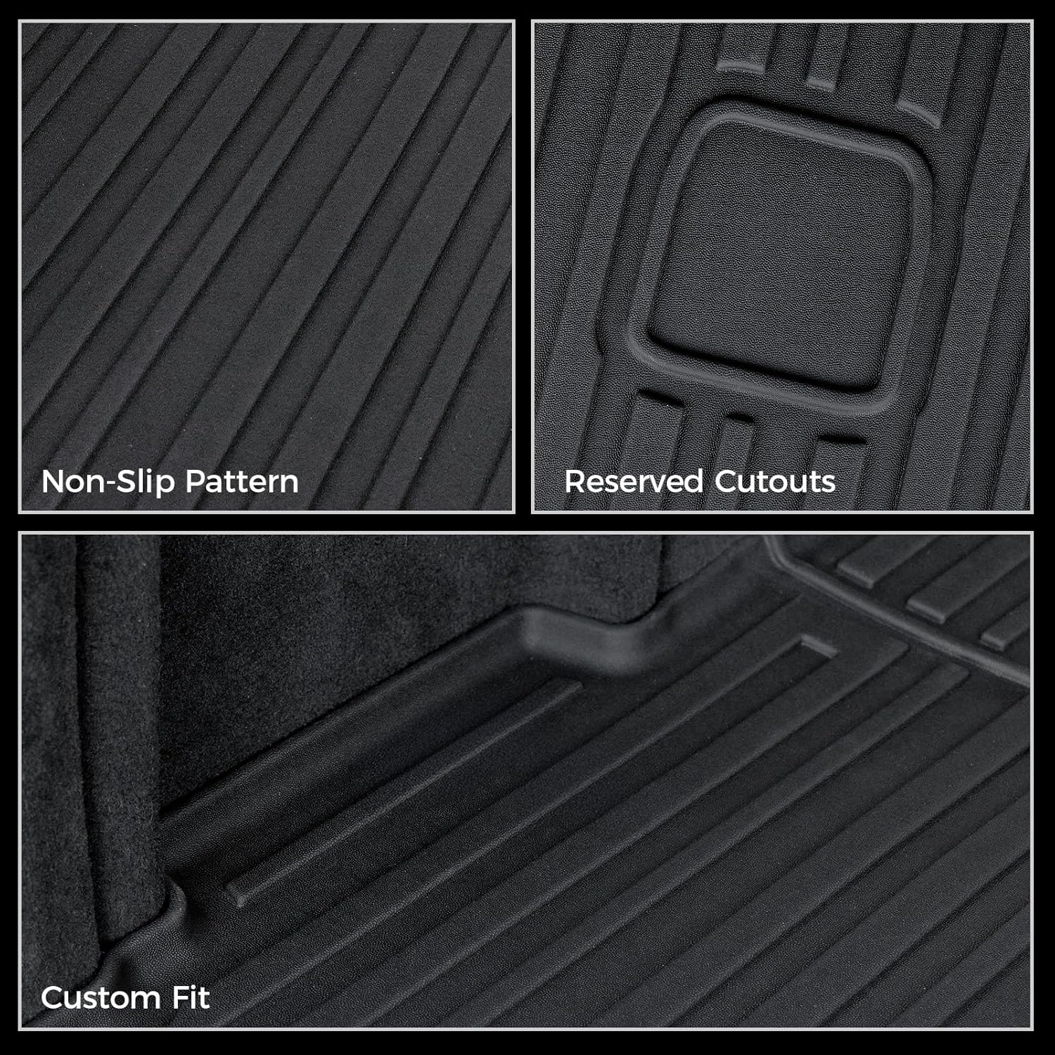 Cargo Mat with Backrest Mats for 2019-2025 2026 BMW X5 G05, All-Weather TPE Cargo Liner Trunk Mat with Seat Back Covers for BMW X5 Accessories (Only for 5 Seats) - Image 5