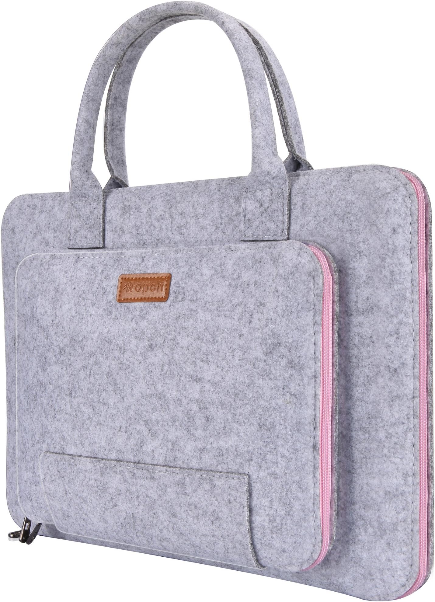 Felt Laptop Sleeve with Handle, Portable Laptop Bag Notebook Computer Case Carrying Bag Pouch Handbag