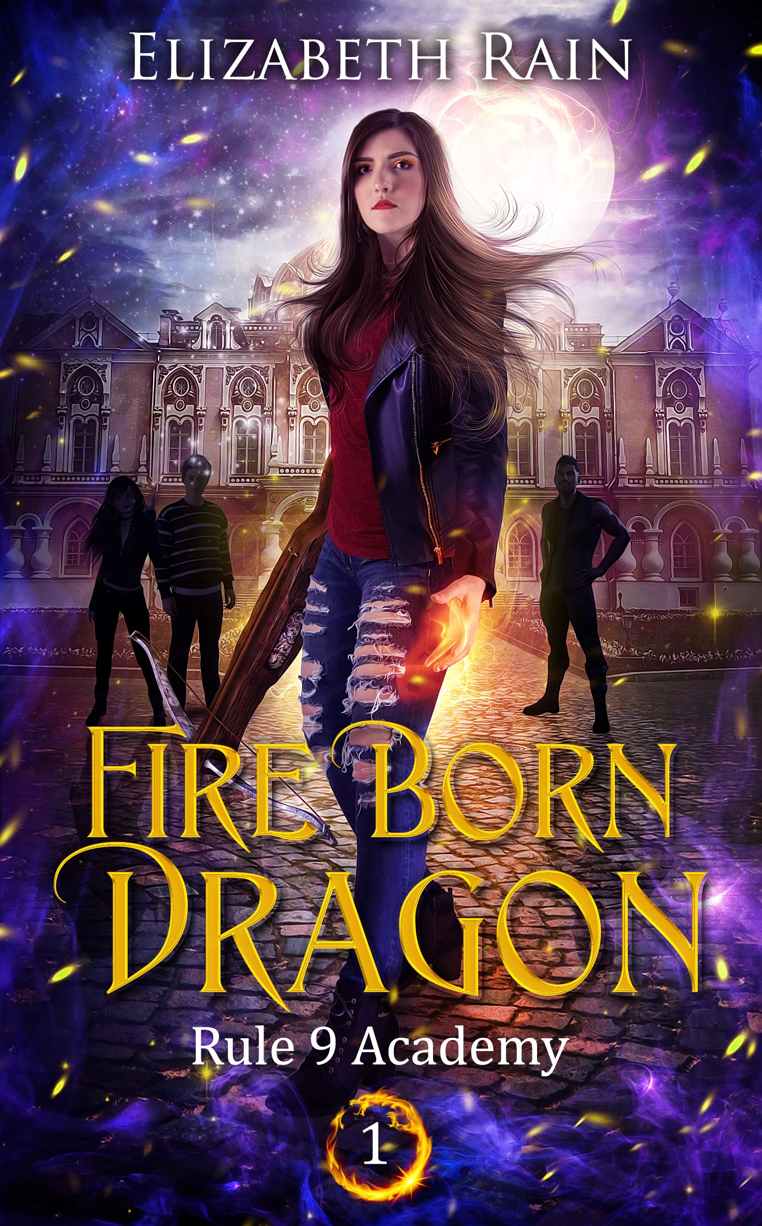 Fire Born Dragon: A Paranormal Dragons and Shifters Fantasy Adventure Series (Rule 9 Academy of Magic Book 1)