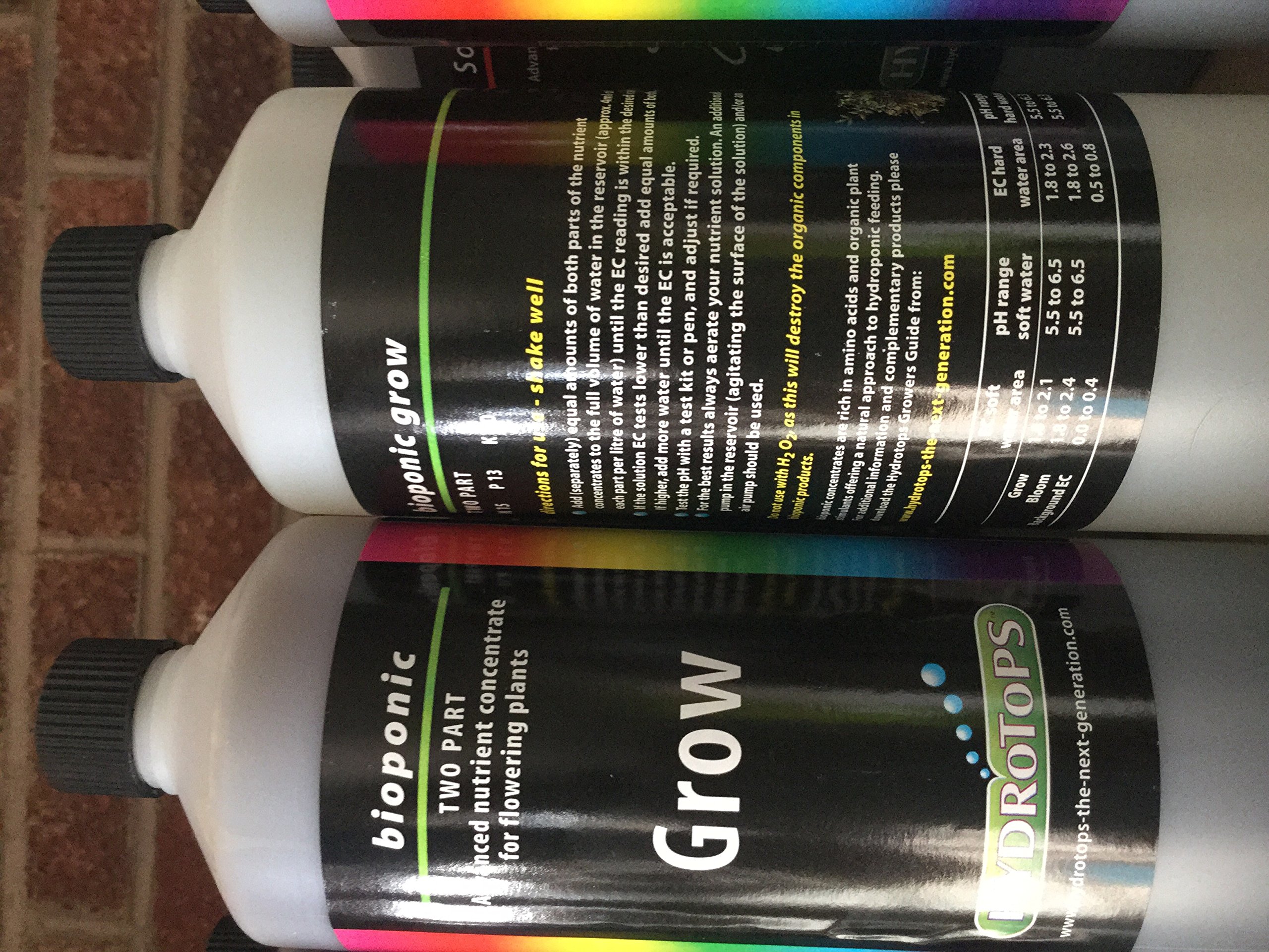 Hydrotops grow, A&B 1l formulated for hydro