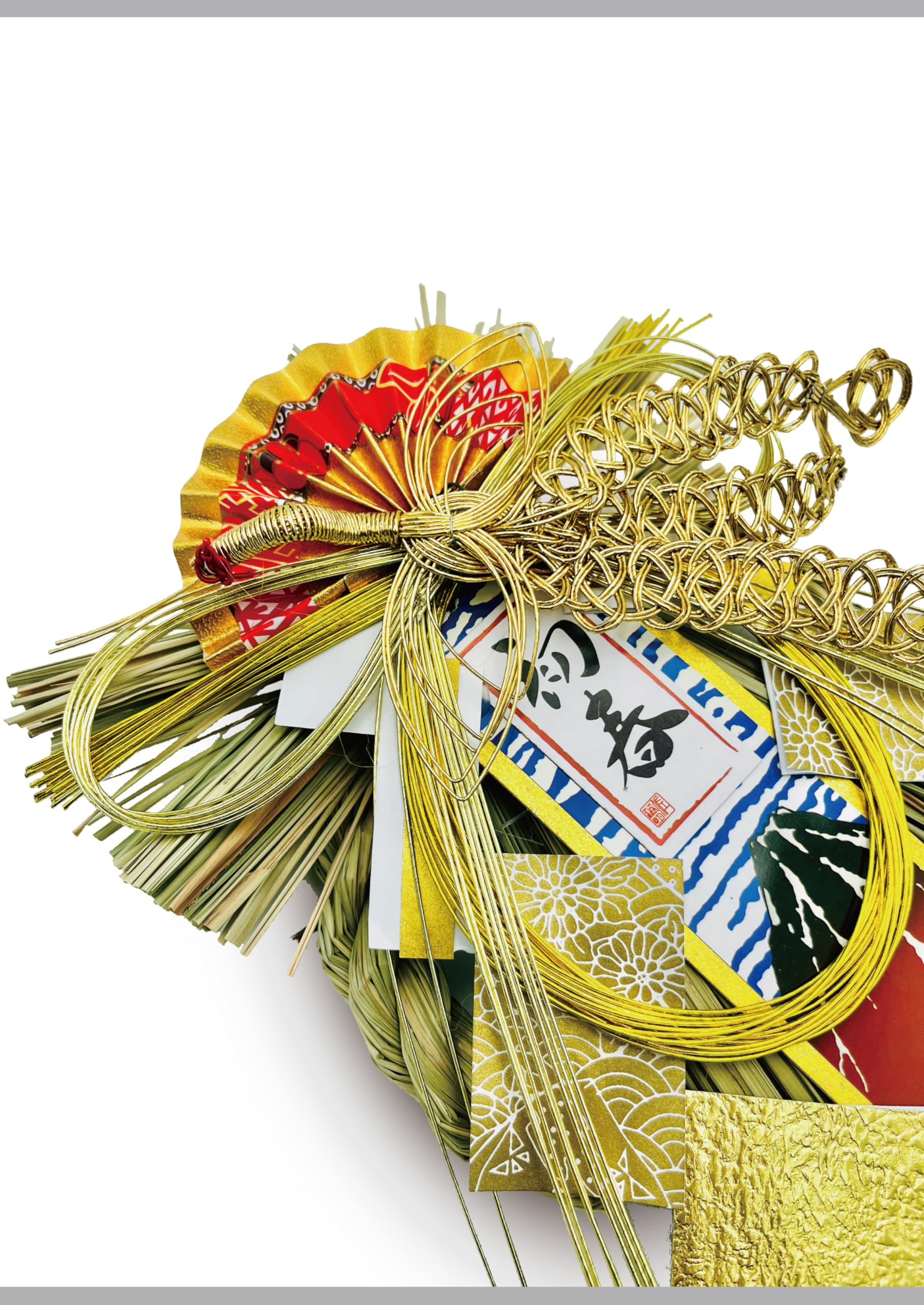 Amazon.co.jp: ［ 2026年 mamawreath しめ縄 初夢飾り ］鶴 つる 正月