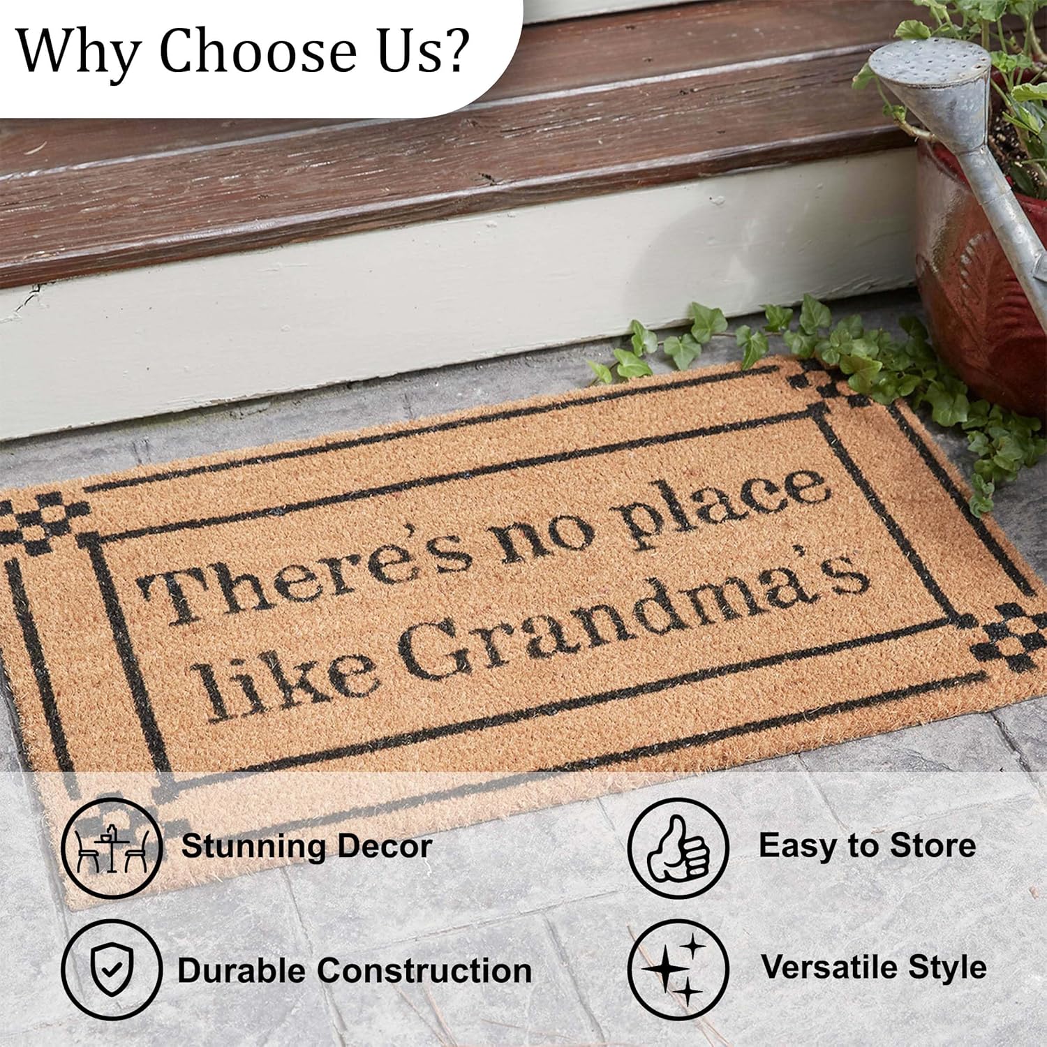 Park Designs No Place Like Grandmas Doormat 1'6''x2'6''