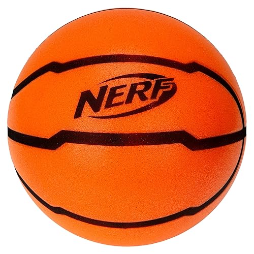 Nerf Quietcourt Silent Foam Basketball - Mini or Official Size