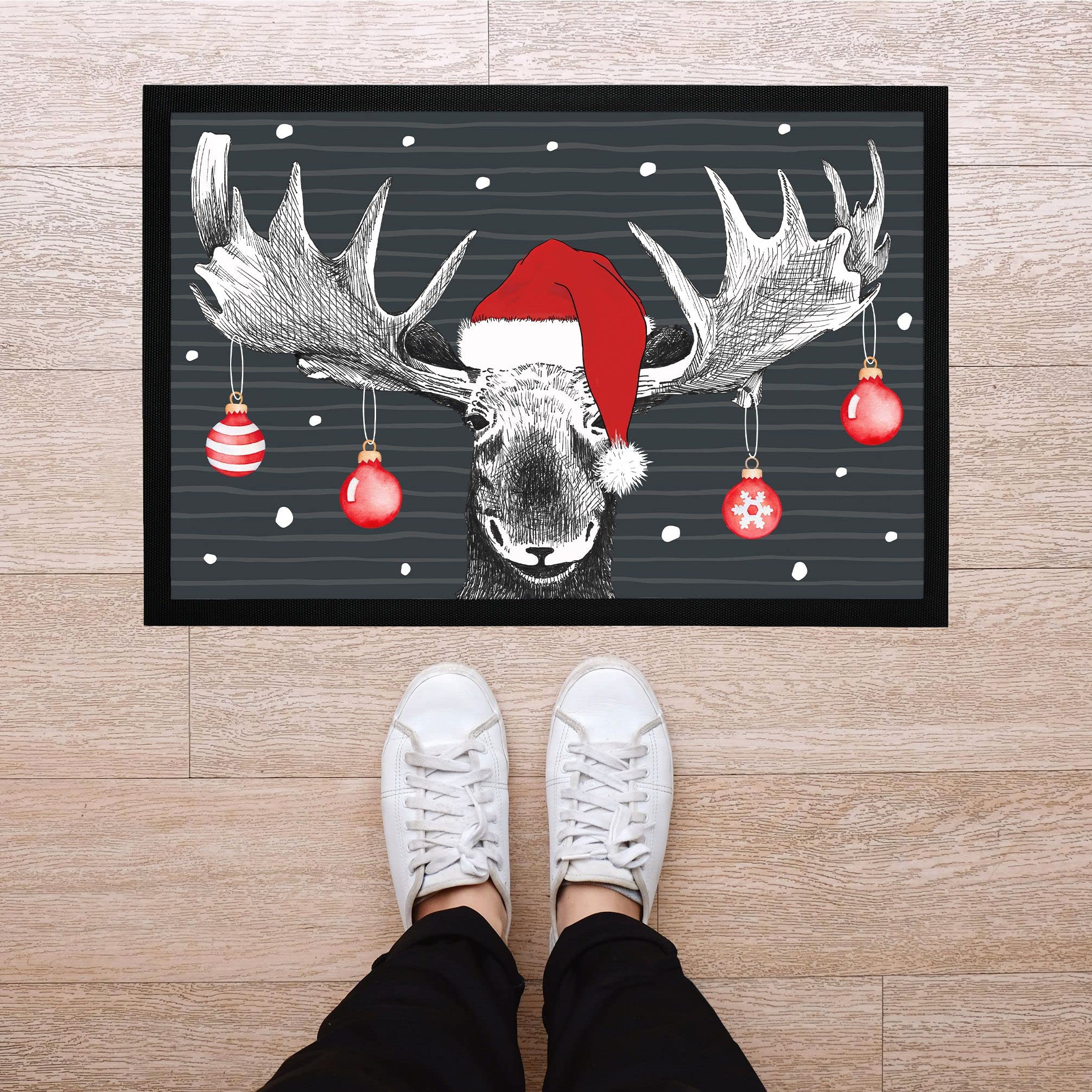 Frohe Weihnachten Rentier Fußmatte - Jetzt Kaufen Und Weihnachtsstimmung Genießen