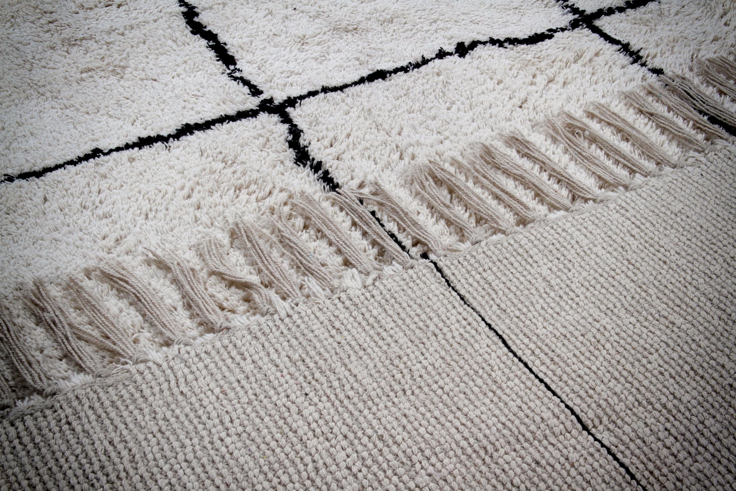TAPIS BERBERO EN COTON DES.1 200X140