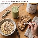 KOLLAMAI Natural Peanut Butter Crunchy 1kg | Unsalted & Unsweetened | 100% Roasted Peanuts | 32g Protein | No Added Sugar or Oil | Vegan Spread | High Protein for Gym & Weight Loss (Pack of 1) gallery image