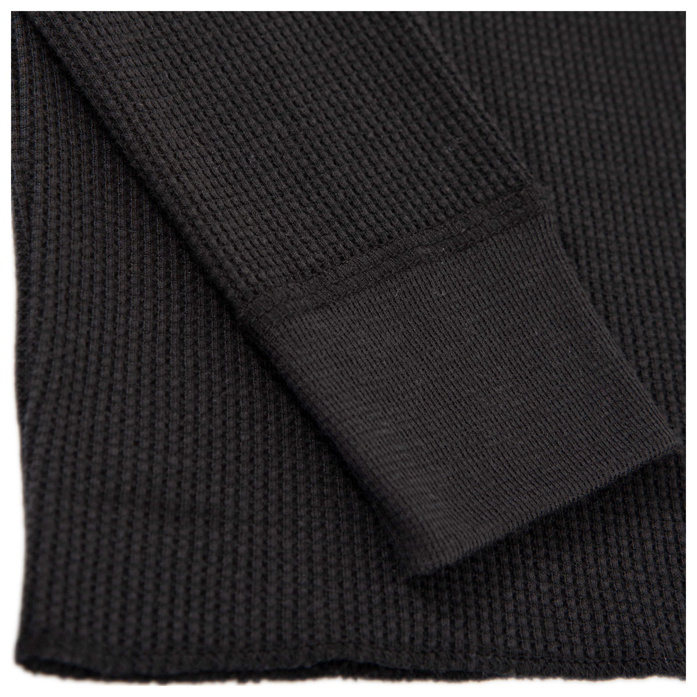 Fruit of the Loom Chłopięcy top premium 2-pak termiczny waflowy, Czarny/naturalny, 14-16