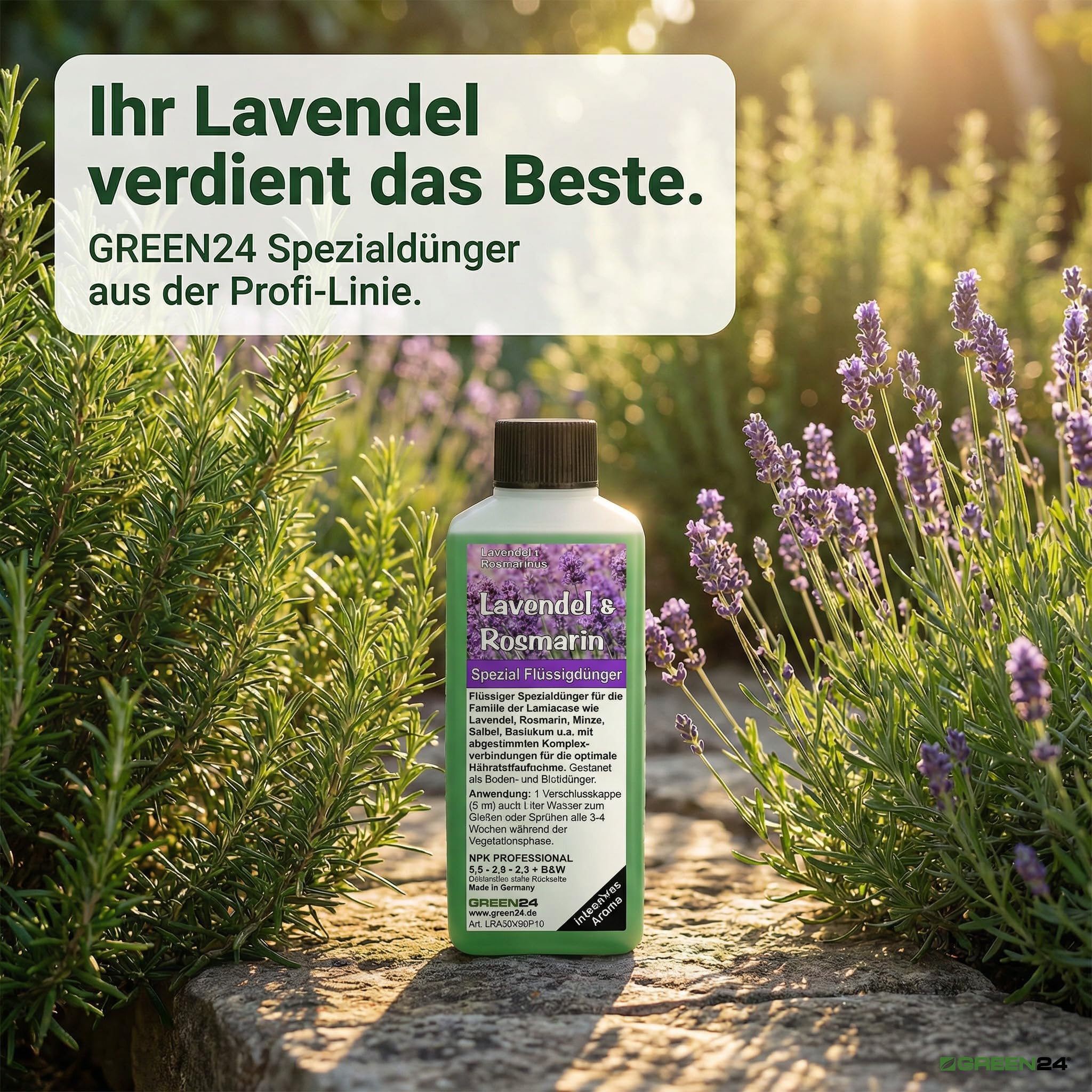 Nawóz do lawendy i rozmarynu NPK pełny nawóz do roślin Lamiaceae (Lavendula, Rosmarinus, mięta, szałwia, bazylia)
